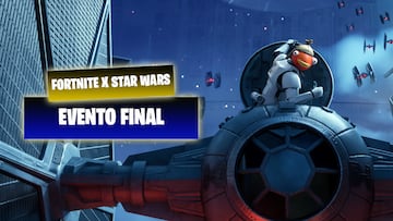 fortnite star wars evento final sabotaje estrella de la muerte