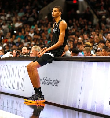 The number one pick in the NBA Draft awaiting his chance to shine on the court.